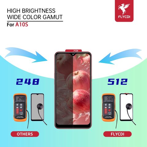 Дисплей FLYCDI для Samsung A107 Galaxy A10s, A107F/DS Galaxy A10s, чорний, без рамки, TXDI620EAUPU-31 Прев'ю 2