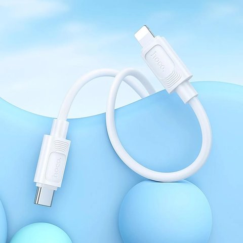 USB кабель Hoco X122, USB тип-C, Lightning, 100 см, 27 Вт, белый, #6942007662178 Превью 2