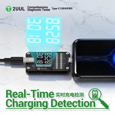 USB-тестер 2UUL PW32, USB тип-C Прев'ю 3