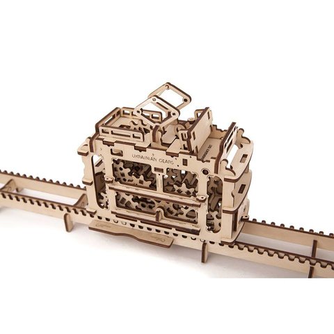 Mechanical 3D Puzzle UGEARS Tram Preview 3