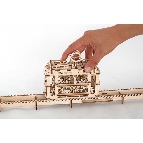 Mechanical 3D Puzzle UGEARS Tram Preview 6