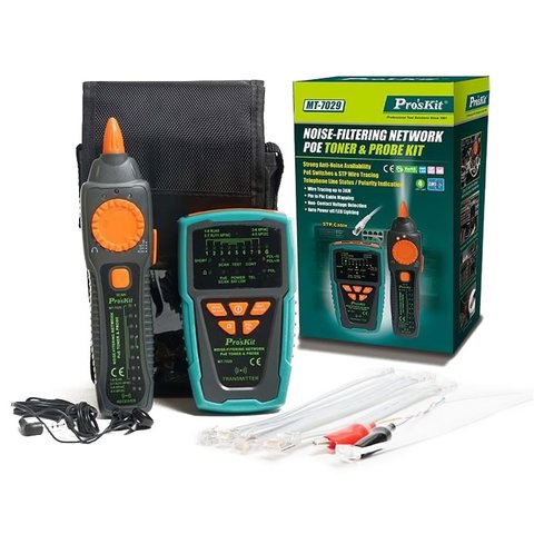 Noise-Filtering Network PoE Toner & Probe Pro'sKit MT-7029 Preview 1