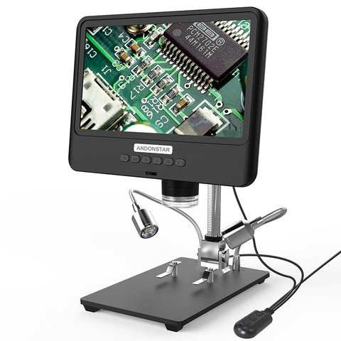 Microscopio USB digital con pantalla Andonstar AD208 Vista previa  1