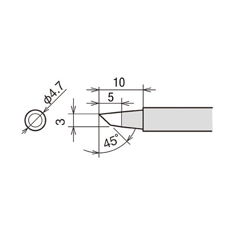 Punta de recambio para cautín Goot RX-80HRT-3BC Vista previa  1