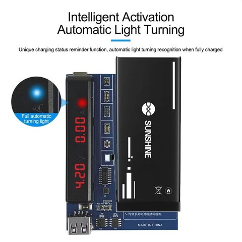 Cable para activar batería Sunshine SS-904B, circuito de activación de batería, Tecno, Itel, infinix Vista previa  2