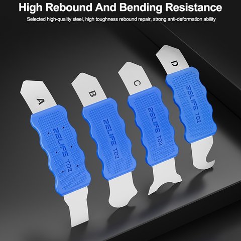 Espátula RELIFE TD2-A, para desensamblar dispositivos móviles, metal Vista previa  3