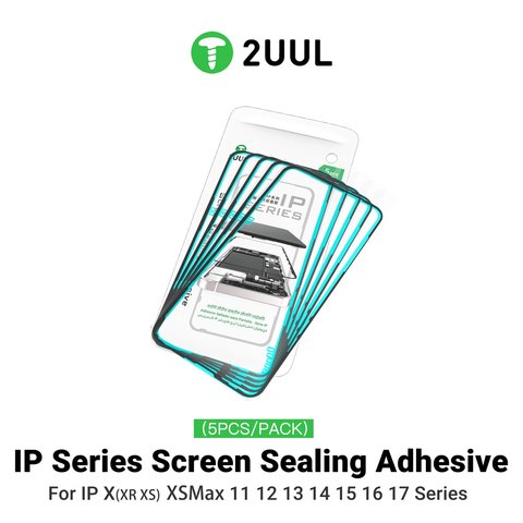 Etiqueta de pantalla 2UUL SA11PM puede usarse con Apple iPhone 11 Pro Max, iPhone XS Max, 5 uds., adhesive Vista previa  1