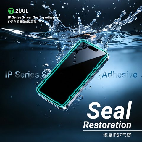 Etiqueta de pantalla 2UUL SA13P puede usarse con Apple iPhone 13 Pro, 5 uds., adhesive Vista previa  4