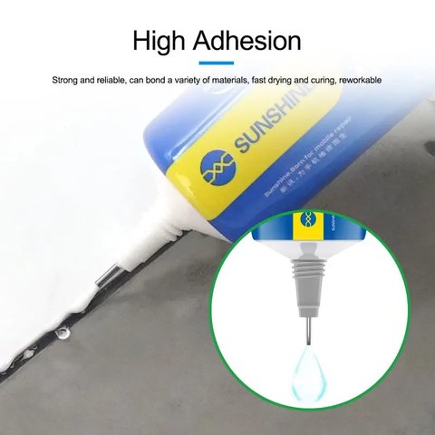 Adhesivos sellador Sunshine G-19, para pegar tapas traseras, para marcos de pantalla, 15 ml, blanco Vista previa  3