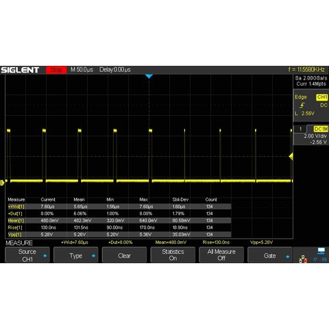 Фосфорный цифровой осциллограф SIGLENT SDS2304X Превью 11