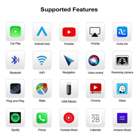 CarPlay для Mercedes-Benz A / B / E / G / V-Class, GLB / GLE / GLC / GLS 2019 2020 р.в. із системою NTG6.0 Прев'ю 4