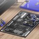 Килимок монтажний Mechanic V77, термостійкий, стійкий до плям, 600 мм, 350 мм Прев'ю 5