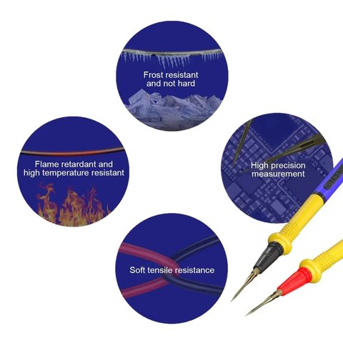 Вимірювальний щуп для мультиметра Mechanic RP15, гостра голка, 1000V, 20A Прев'ю 6