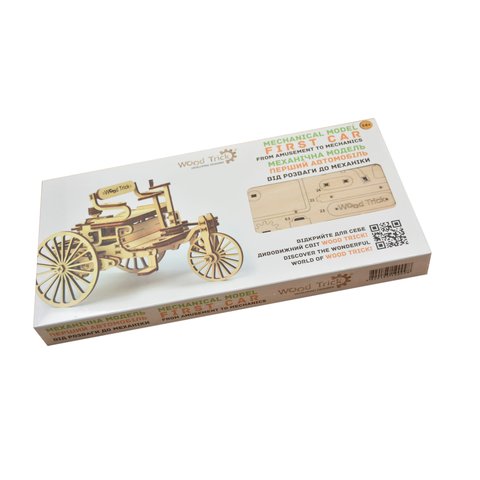Механический 3D-пазл Wood Trick Первый автомобиль Превью 4