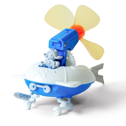 Робот-ветроход 6 в 1, STEM-конструктор СІС 21-636 Превью 4