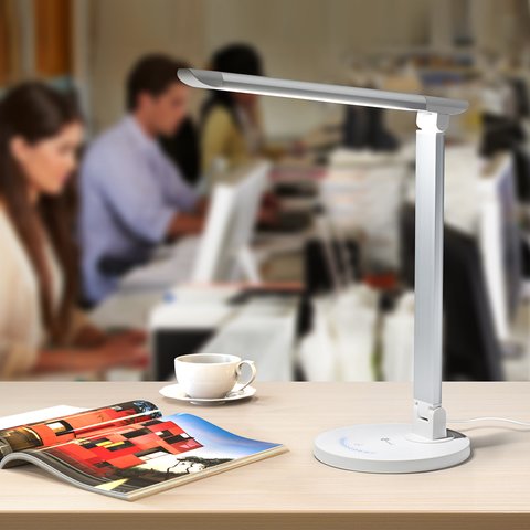 Lámpara LED de sobremesa TaoTronics TT-DL13, color blanco, EU Vista previa  2